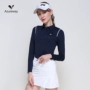 Quần áo golf Quần áo mùa thu và mùa đông Quần áo của phụ nữ thời trang áo thun co giãn kích thước lớn Áo thun nữ dài tay Áo thun nữ gậy golf trẻ em