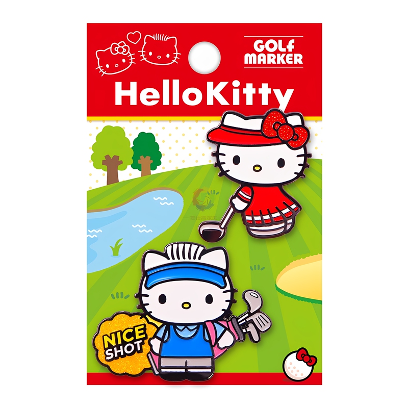 Japanese Imported Sanrio Golf Ball Marker with Magnetic Base Golf Accessories