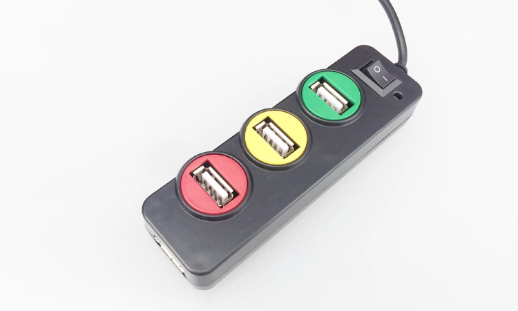 Một máy tính cáp sạc USB tốc độ cao trong bốn 4 Bốn đa cổng hub USB HUB switch mở rộng - USB Aaccessories quạt mini sạc điện