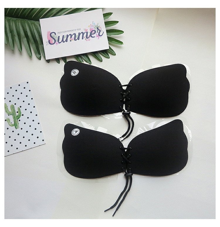 Nữ thần backless dán ngực đám cưới tập hợp áo ngực vô hình dán ngực kéo dây không trượt quây đồ lót nubra trên ao lot quay