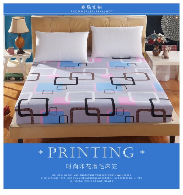 Tấm trải giường đơn mảnh Simmons bảo vệ nệm bọc nệm 1,8 m Trải giường 1,5 miếng đệm mỏng 2 m chống bụi và chống trượt Mẫu ga phủ giường