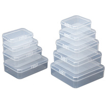Fuzhou Richen plastic 300 plastic box Rectangular transparent packaging box Storage box covered PP parts box