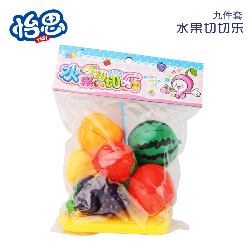 Mẹ lười chọn đồ chơi cho con cẩn thận chơi đồ chơi nhà dao kéo trái cây 9 bộ đồ chơi cho bé sơ sinh