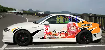 罪恶王冠guilty Crown楪祈动漫痛车贴车身拉花二次元全车贴纸