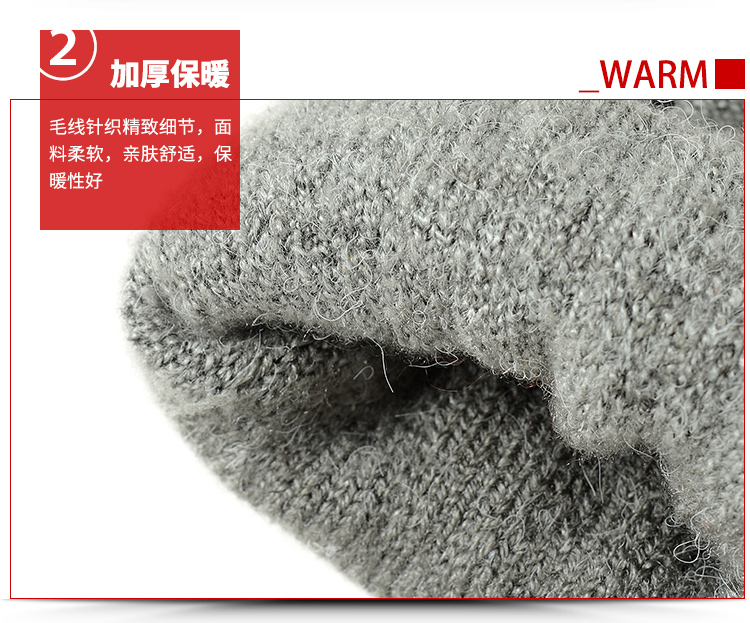 Gants pour homme      en de laine - Ref 2781686 Image 8
