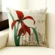 Vintage bông cùi sofa gối đệm Hoa hoa gối văn phòng phòng khách phòng ngủ trở lại với lõi gối thắt lưng - Trở lại đệm / Bolsters gối tựa lưng văn phòng cao su non