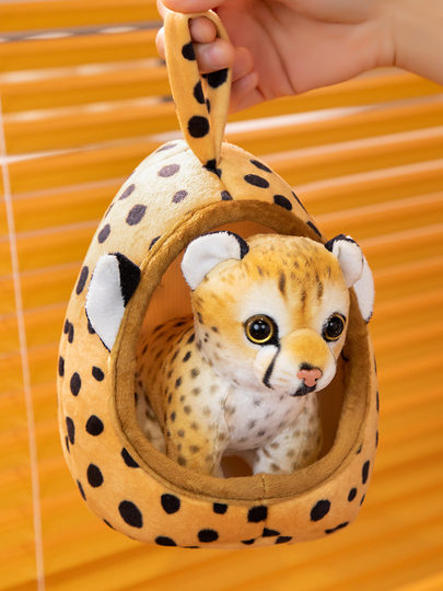 Little Tiger Plush Toy, Little Lion Stuffed Animal, Boy's Animal Nest Doll, Cute Small Rag Doll, Birthday Gift