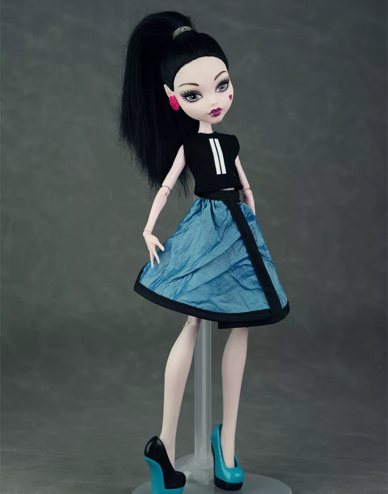 Манстер хай школьная кукла одежда, кэжуал одежда Monster High Monster Gausu вторая волна