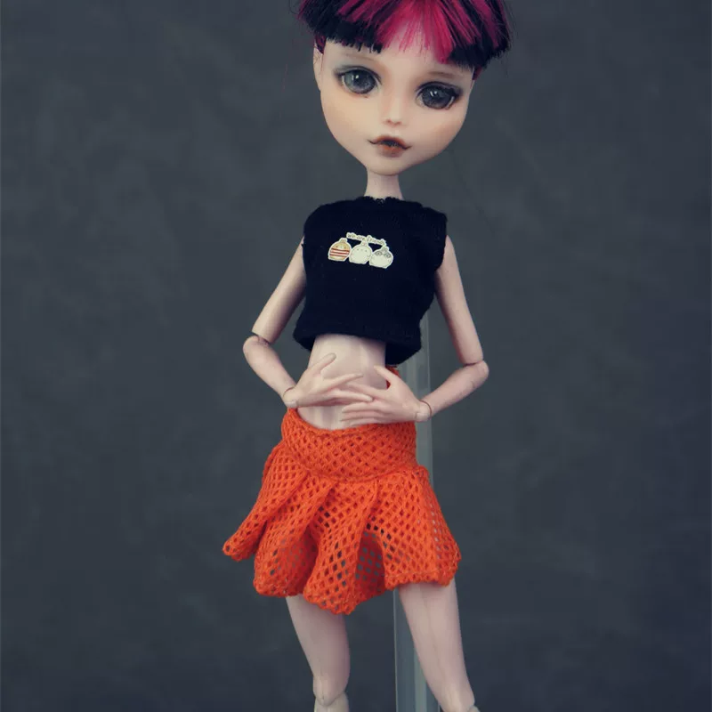 Манстер хай школьная кукла одежда, кэжуал одежда Monster High Monster Gausu вторая волна