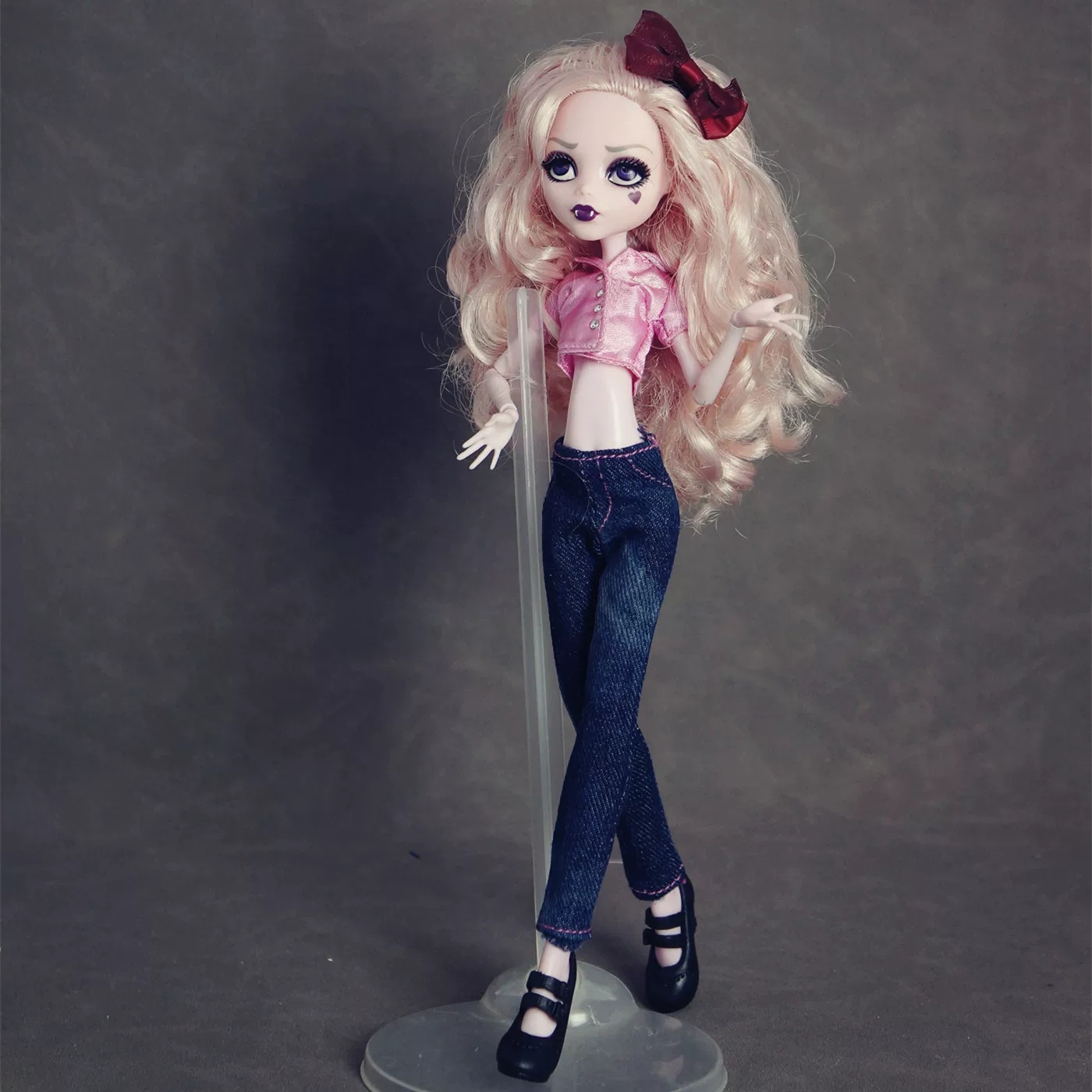 Манстер хай школьная кукла одежда, кэжуал одежда Monster High Monster Gausu вторая волна