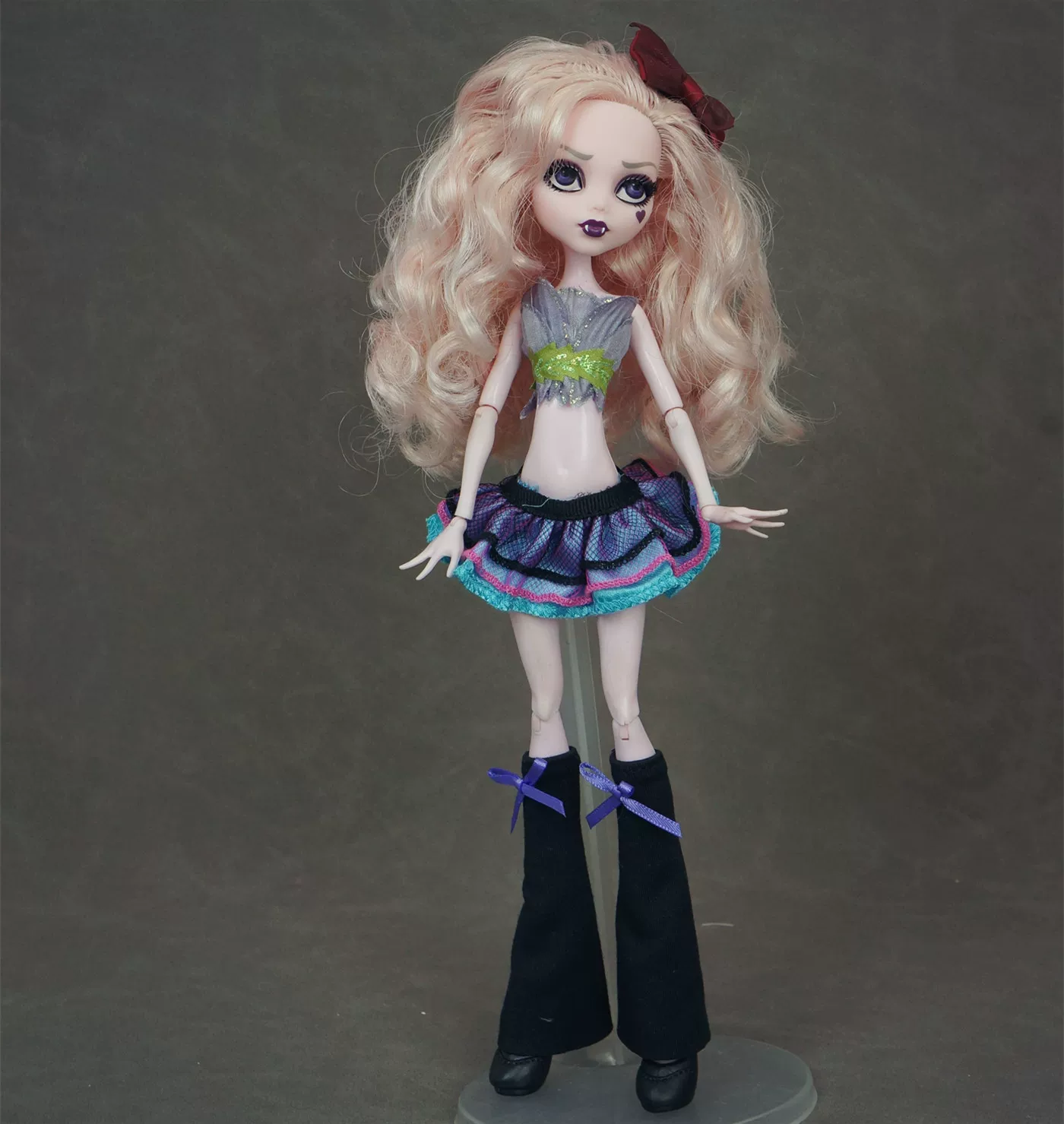 Манстер хай школьная кукла одежда, кэжуал одежда Monster High Monster Gausu вторая волна