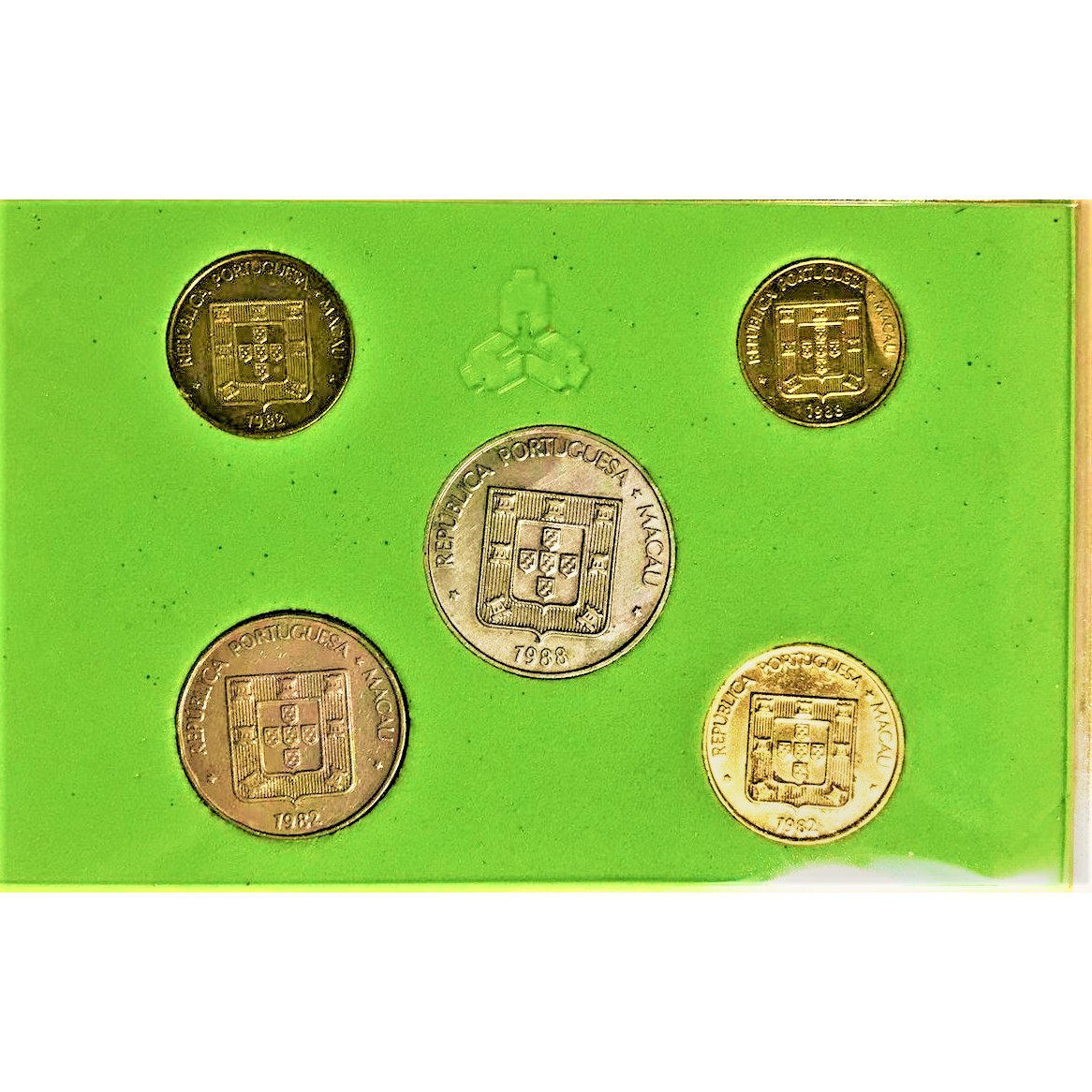 澳门硬币1988年1毫5元,82年2毫5毫1元福禄寿喜财祝福幸运混配-淘宝网