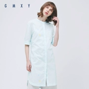 Gỗ cổ buổi tối cừu GMXY2018 mùa hè của phụ nữ new shell in áo váy cotton váy mới phụ nữ mới