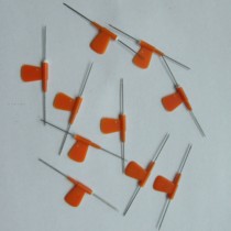 Stainless steel double head side hole needle gas phase power chromatography parallel pipette needle bidirectional side hole needle