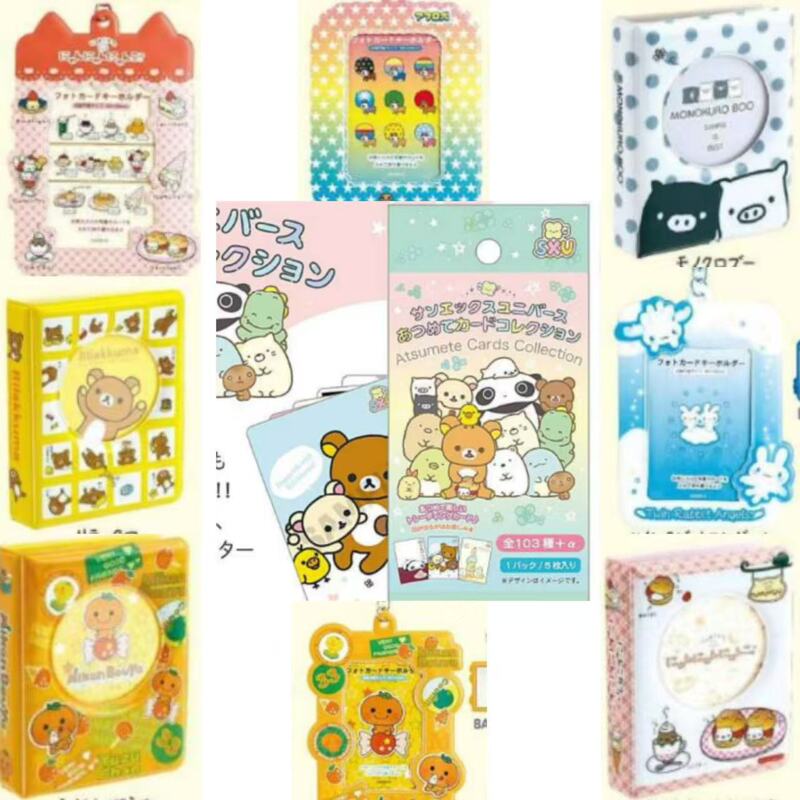 In Stock Japan San-X Rilakkuma Card Blind Box Collection Card Holder Card Book
