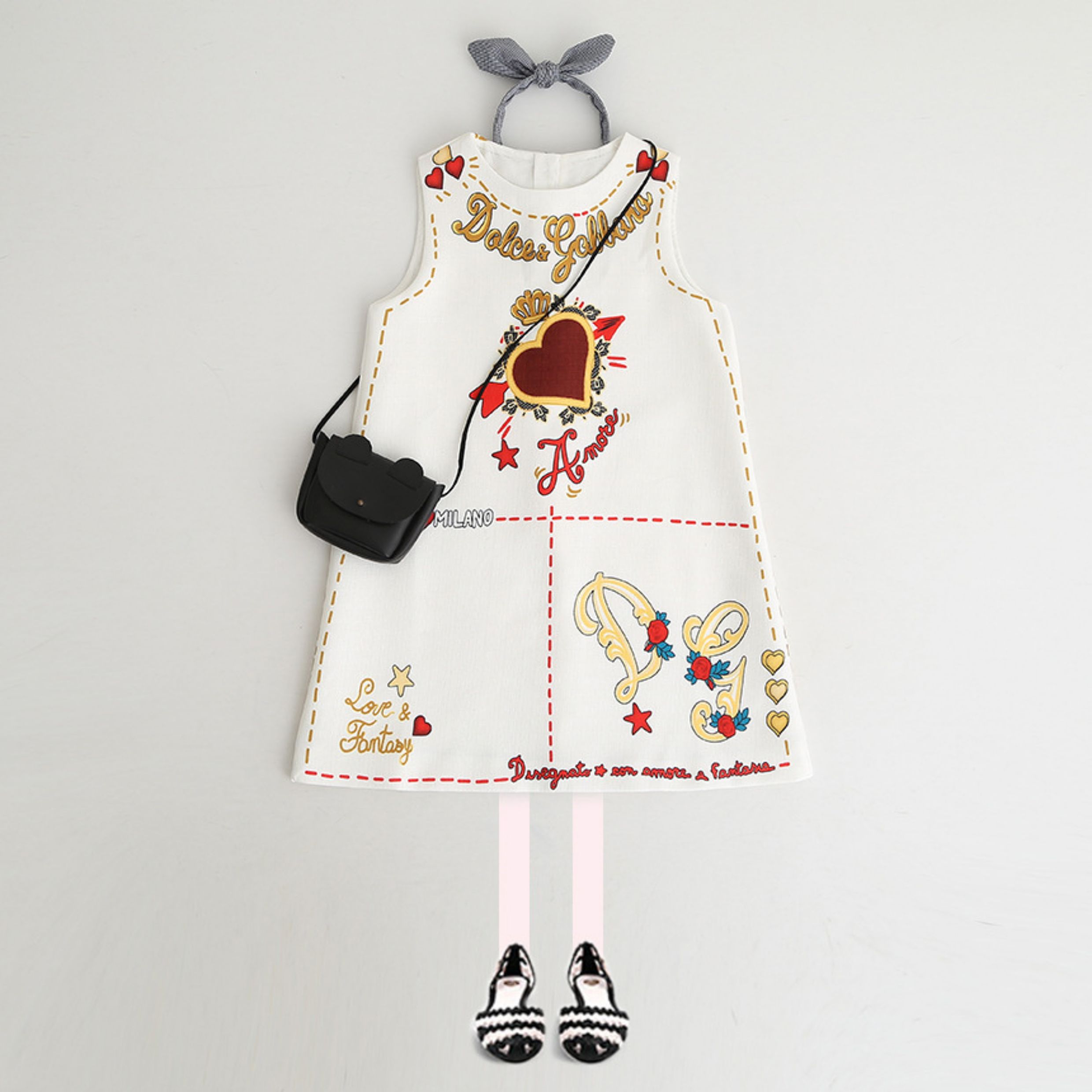 foreign trade Children's wear children Printed skirt summer The new Baby girl vest Princess Dress girl Foreign style Short sleeve Dress