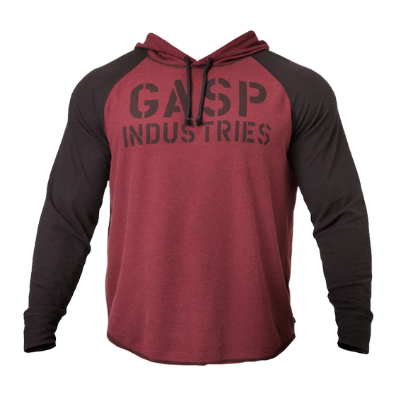 GASP运动连帽长袖卫衣男秋冬季宽松训练加厚保暖健身跑步套头外套