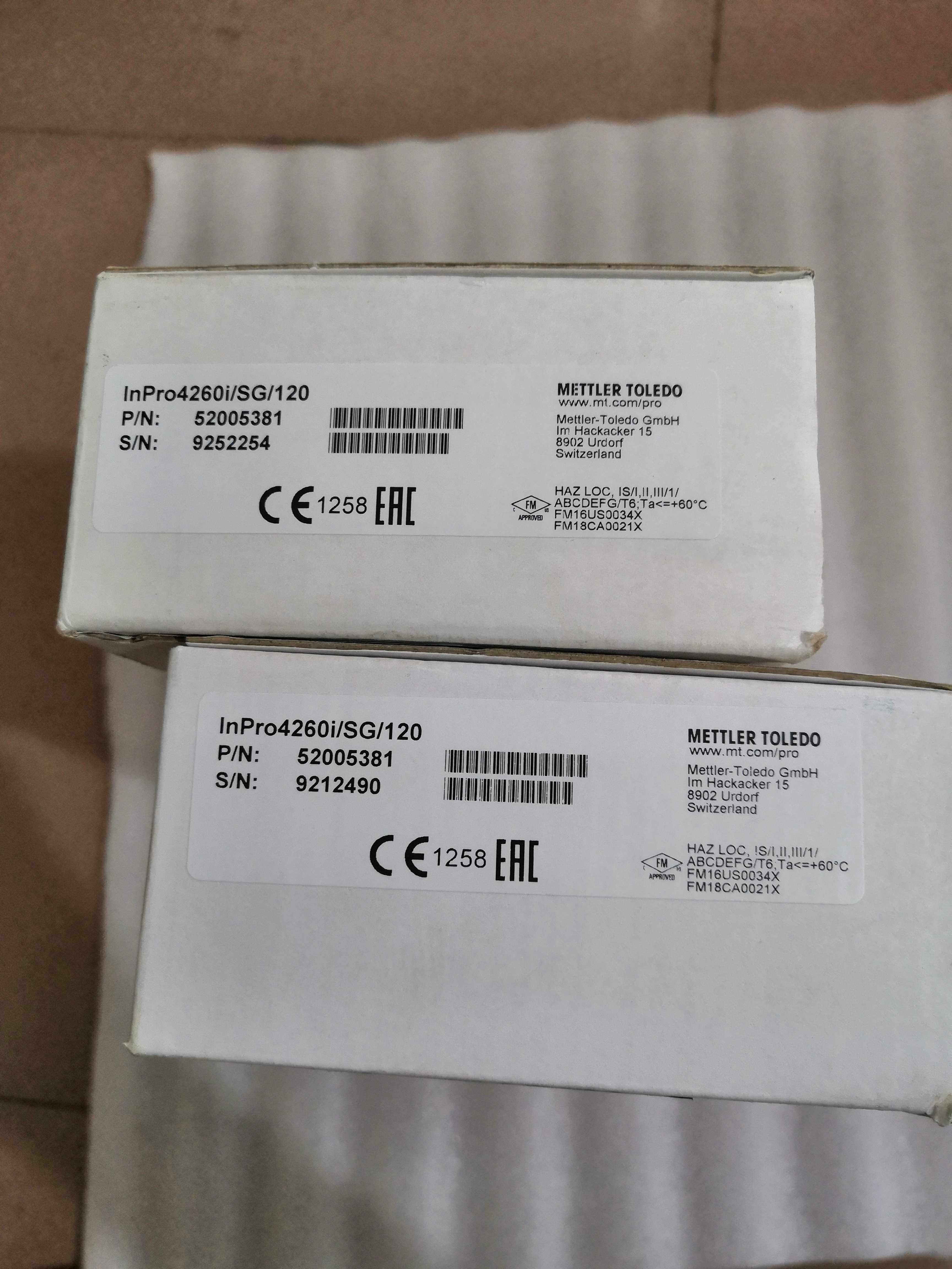 New original Mettler Toledo ph electrode 52005381 InPro4260i SG 120