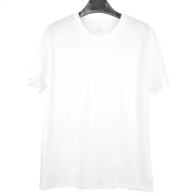 Middle-aged and elderly short sleeve T-shirt men Cotton loose plus half sleeves round neck