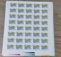 2003 World Cultural Heritage 10 yuan tax stamp 40 pieces brand new