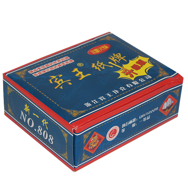 Binwangchuan card series 10 pairs of 4 heads poker card chess room entertainment card 808 Water Margin characters 92 pieces