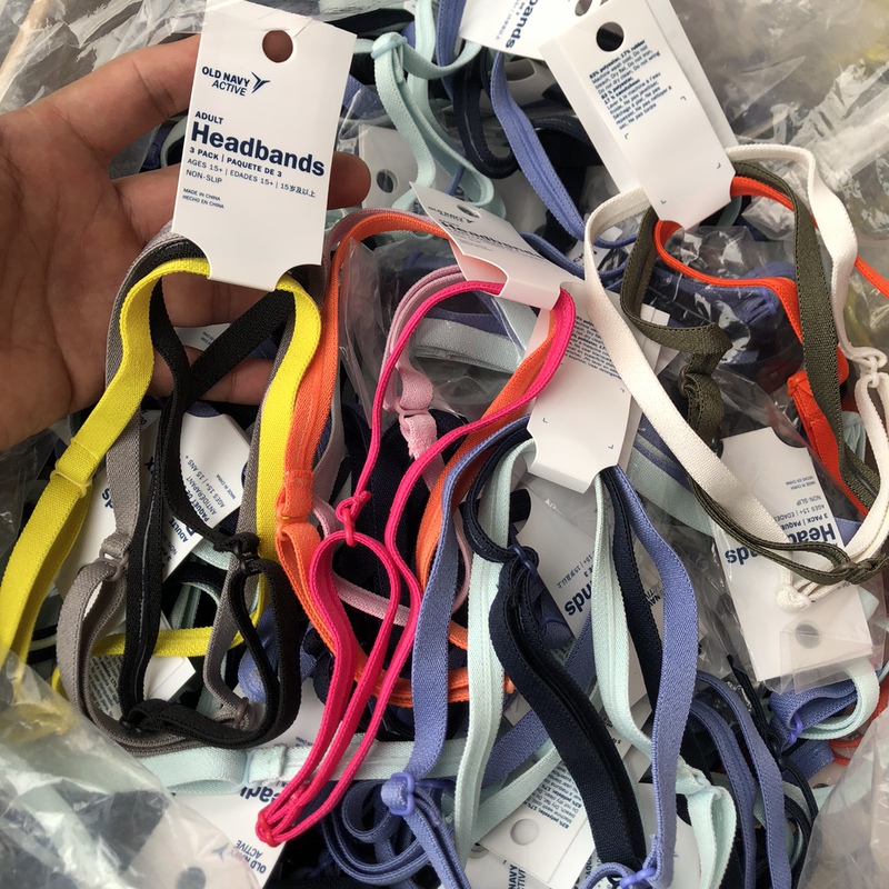 One Yuan Per Piece, Elastic Hair Bands for Export, Suitable for Sports and Yoga, Headbands