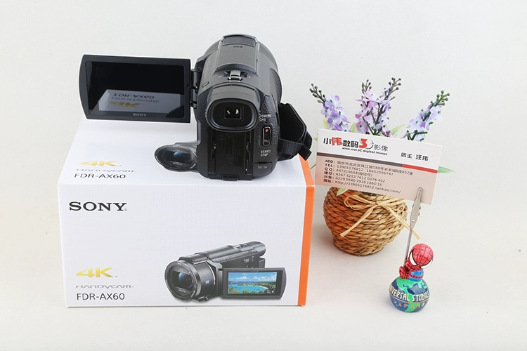 Sony Sony FDR-AX60 du lịch trong nước đám cưới chuyên nghiệp 4K HD ghi camera video kỹ thuật số - Máy quay video kỹ thuật số