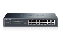 TP-LINK TL-SL1218P Gigabit uplink PoE Switch 16 POE power supply ports 180W