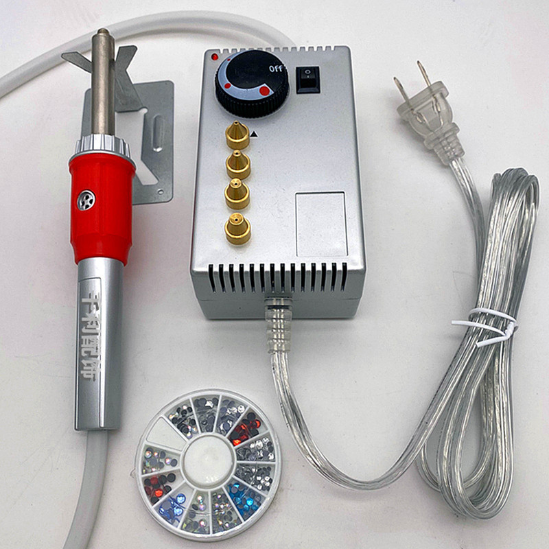 New Vacuum Rhinestone Applicator, Dotting Machine with Suction, Temperature-Adjustable, DIY Rhinestone Application Pen for Clothing, Decorative Rhinestone Tool