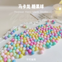 Yesbear Large Bear Hand Made Resin Macaron Color Candy Ball ball Ball Balls Diy Drop Glue Enclosed