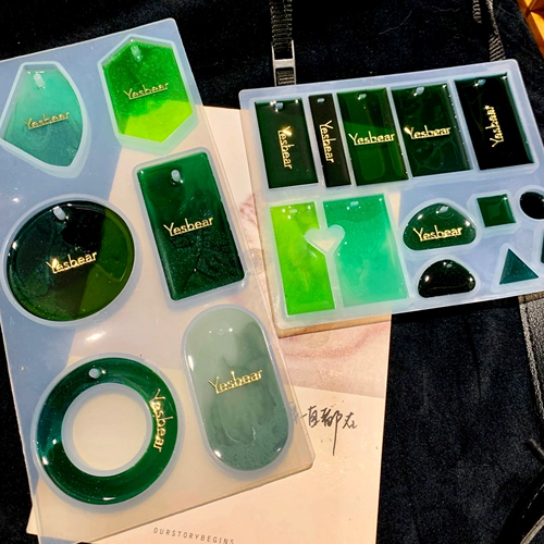 Yesbear Big Bear Handicraft DIY Тикает плесень с отверстием круглой кружев