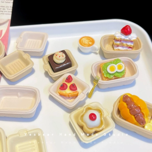 Маленький одноразовый пакет, ланч-бокс, игра с едой, кремовый слайм, аксессуар, «сделай сам»