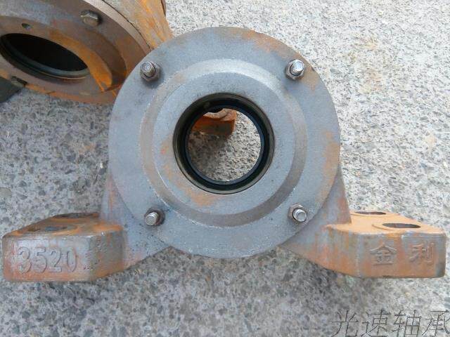 Bearing pedestal for conveyor Bearing pedestal for conveyor thickening