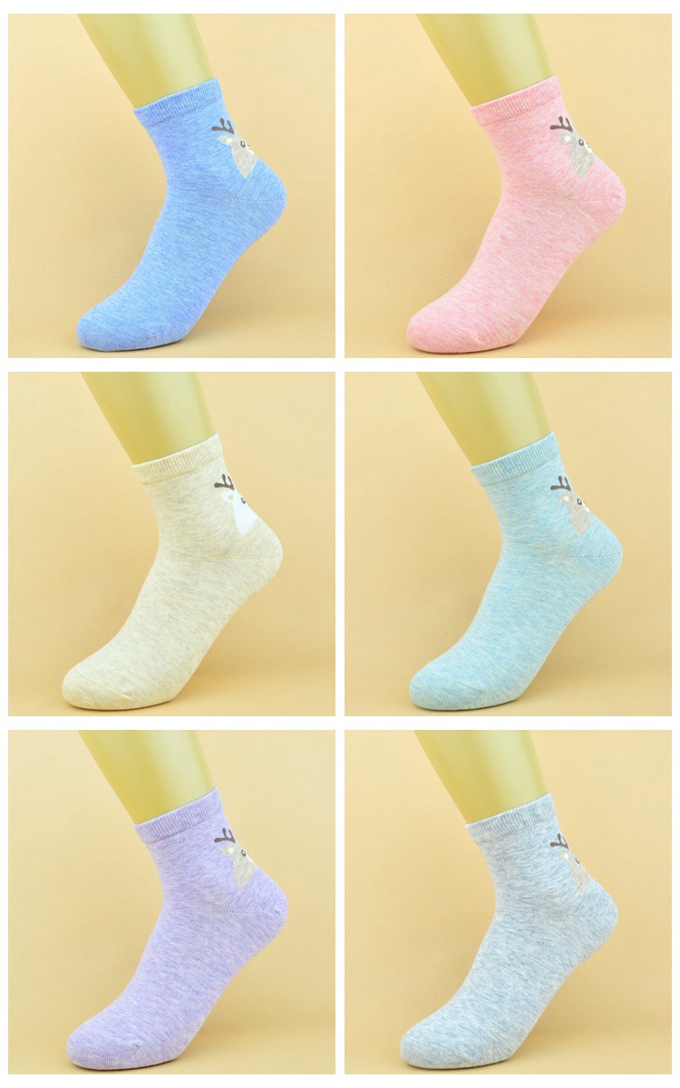 Vớ Hua Dannu * tất nữ mùa thu và mùa đông trong những đôi tất cotton dày màu kẹo vớ cotton đơn giản chuyên sỉ lẻ quần tất