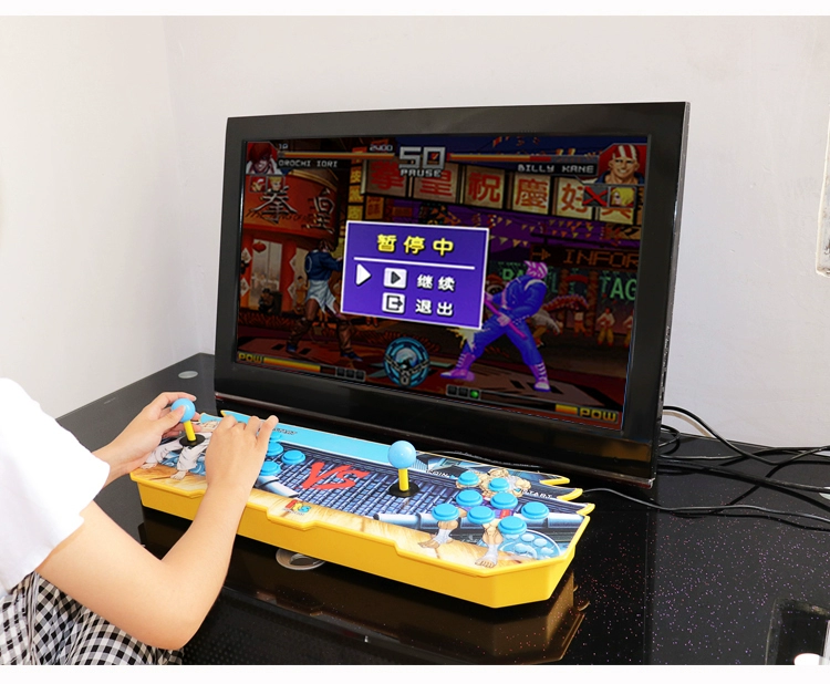 Hộp ánh trăng Moon 6S trò chơi arcade arcade HD kết nối nhà truyền hình arcade hoài cổ 97 King of Fighters rocker chiến đấu đôi