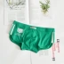 Đơn giản màu rắn nhỏ boxer đồ lót nam thanh niên cotton thấp eo gợi cảm boxer thể thao thoáng khí quần bốn điểm shop đồ lót nam nữ đẹp Vòng eo thấp