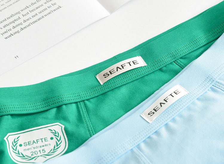 Đơn giản màu rắn nhỏ boxer đồ lót nam thanh niên cotton thấp eo gợi cảm boxer thể thao thoáng khí quần bốn điểm quần lót nam