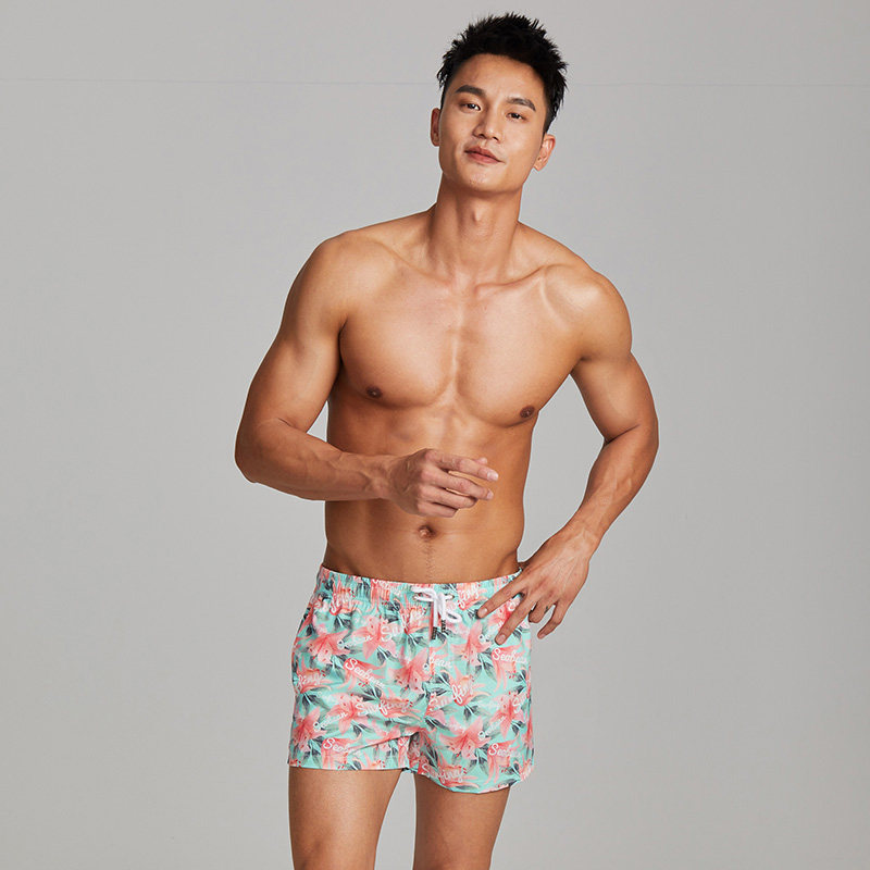 Летние пляжные спортивные штаны для спортзала, быстросохнущие шорты, для бега 