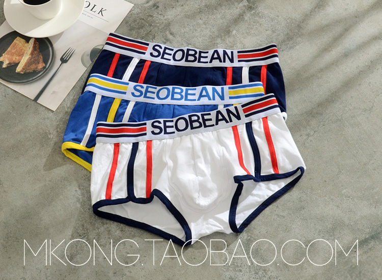 Súng tách thể thao cotton nam đồ lót thanh niên eo thấp sexy boxer triều thời trang thoáng khí bốn góc