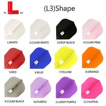 Fenghuo Darts L-Style L-Flight PRO L3C Shape Solid Color Dart Wings