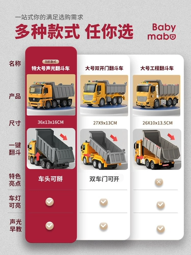 Очень большой самосвал, игрушечная машина для мальчиков, транспорт, грузовик