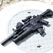 Đầy đủ với súng nổ M416 trứng nước người lớn giật súng mô hình sinh tồn súng đồ chơi trẻ em HK416