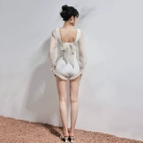 Купальник, комбинезон, термометр, бюстгальтер пуш-ап, коллекция 2023, по фигуре