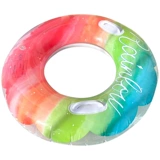 Мультяшный плавательный круг, блестки для ногтей для детей и взрослых подходит для мужчин и женщин, надувной Слинки, увеличенная толщина