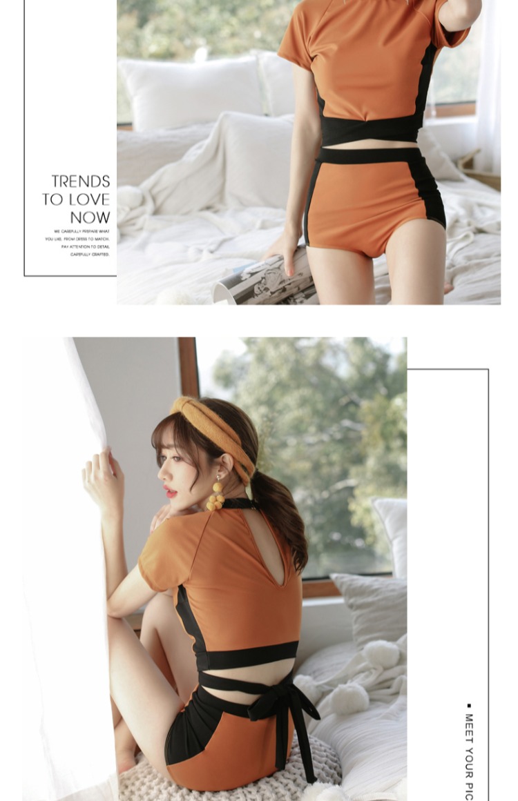 Bộ đồ bơi Jinzhu Hàn Quốc Hương thơm nhỏ dành cho nữ Bikini Chia tay Sinh viên che giấu bụng thon gọn Hai hoặc ba bộ Du lịch suối nước nóng áo bơi cho người béo