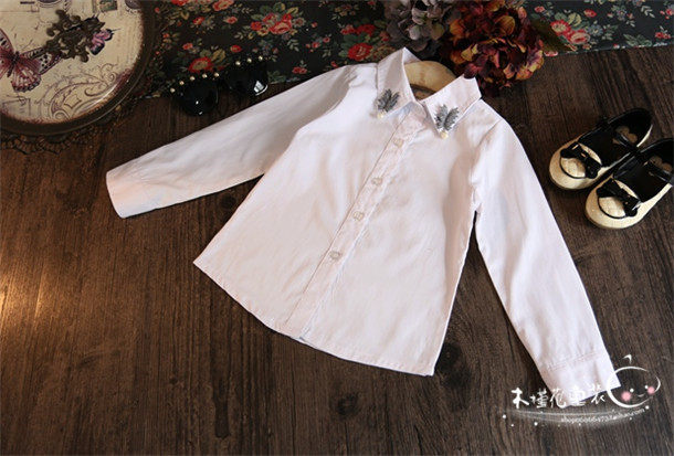 Chemise fille à manche longue - Ref 2085762 Image 9