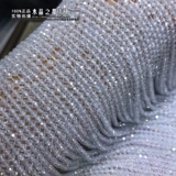 Натуральная вода, кварц, белый цирконий, футбольные бусины, 2мм, 3мм, 4мм