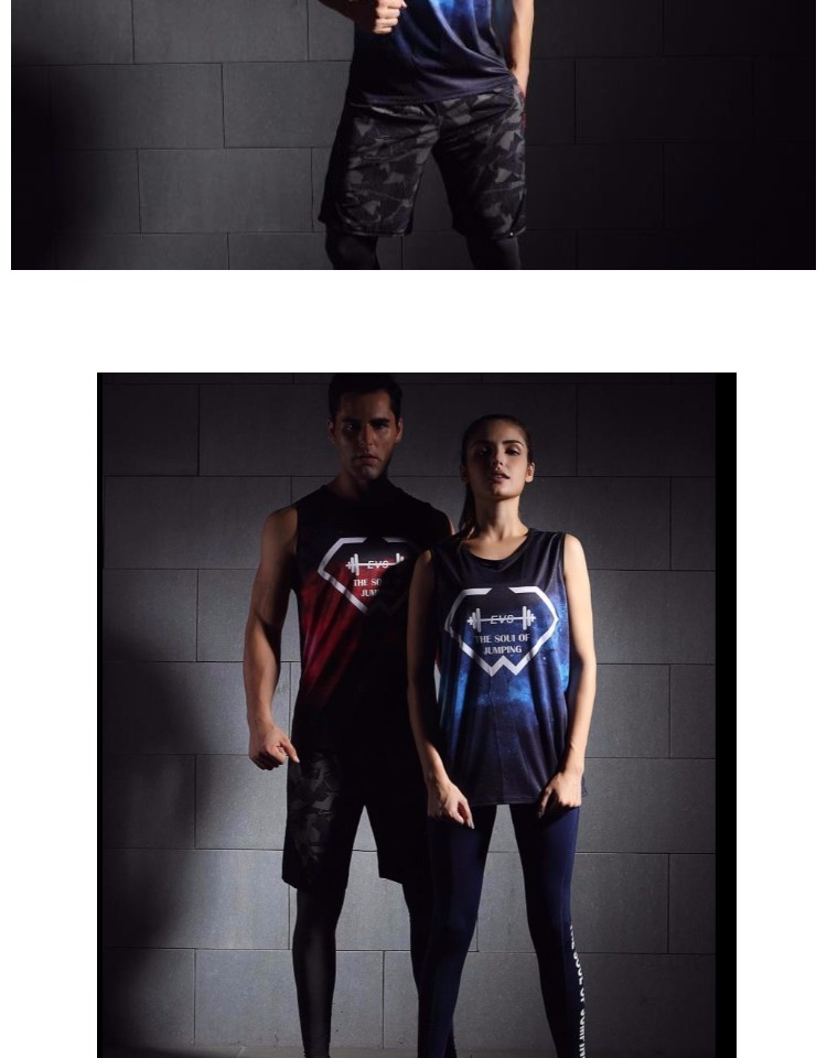 EVS nhanh chóng làm khô thể thao thoáng khí t-shirt nữ không tay lưới đào tạo cơ bắp dog vest brother fitness hlv quần áo nam áo ba lỗ nữ the thao