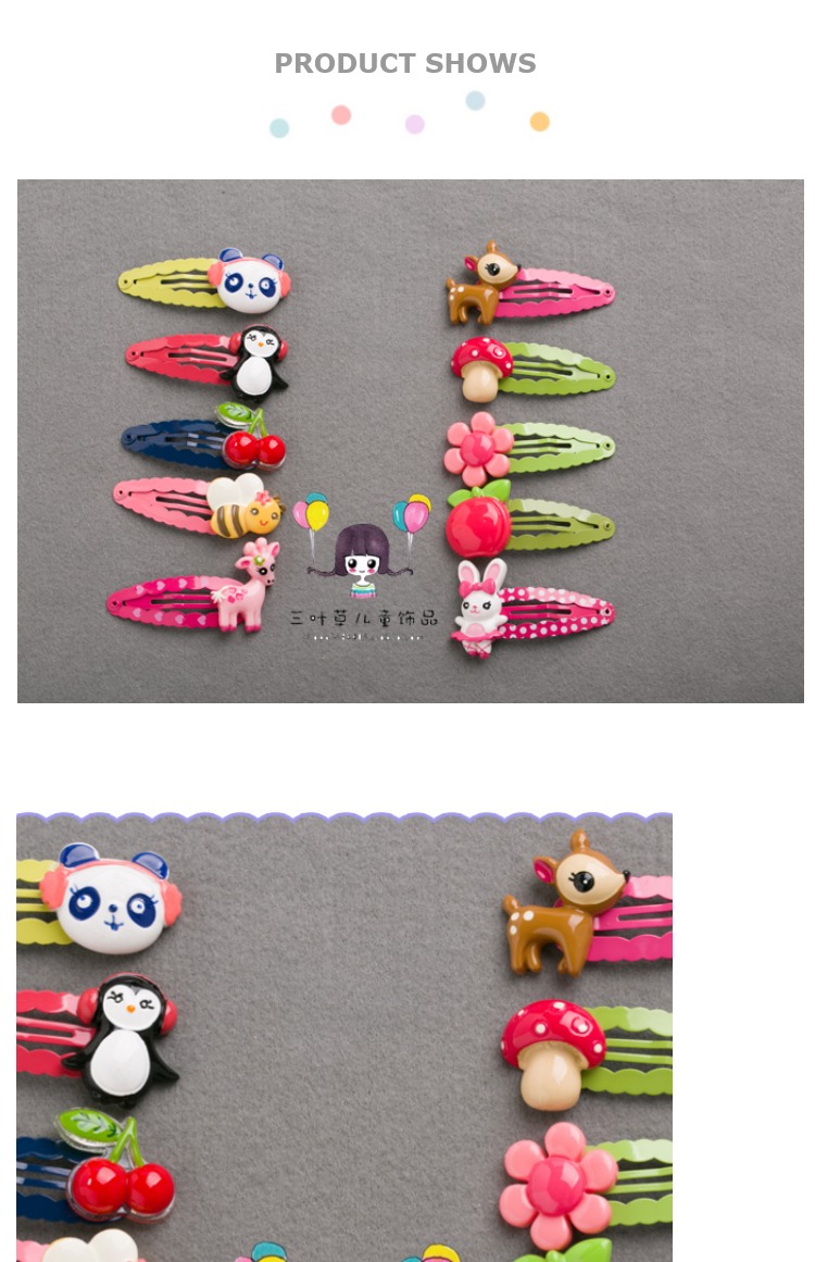 Trẻ em kẹp tóc cho bé gái thẻ Hàn Quốc dễ thương clip bé bb clip cô gái bên clip phụ kiện tóc mọc lên cây trâm cài tóc