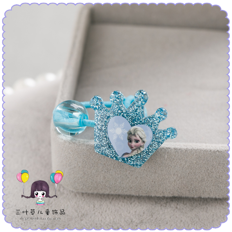 Tóc trẻ em phụ kiện phim hoạt hình bé dây tóc trẻ em đầu hoa long lanh gạo lẻ dây cô gái tóc vòng Aisha công chúa tóc dây phụ kiện tóc cô dâu